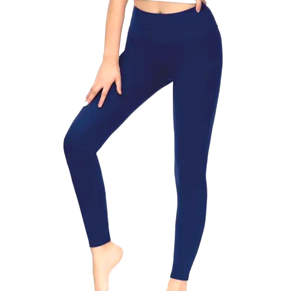 Navy Blue Women's Workout Leggings L
